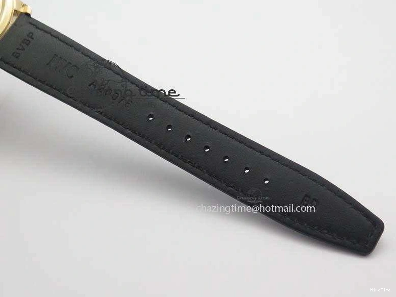 MIROTIME 0214 Portuguese Chrono RG IW371415 ZF 1:1 Best Edition Black Dial On Black Leather Strap A79350 (Slim Movement) FashionForward 7264